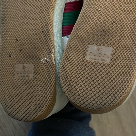 AUTHENTIC GUCCI WOMEN'S SCREENER SNEAKER WITH WEB - Picture 11 of 11